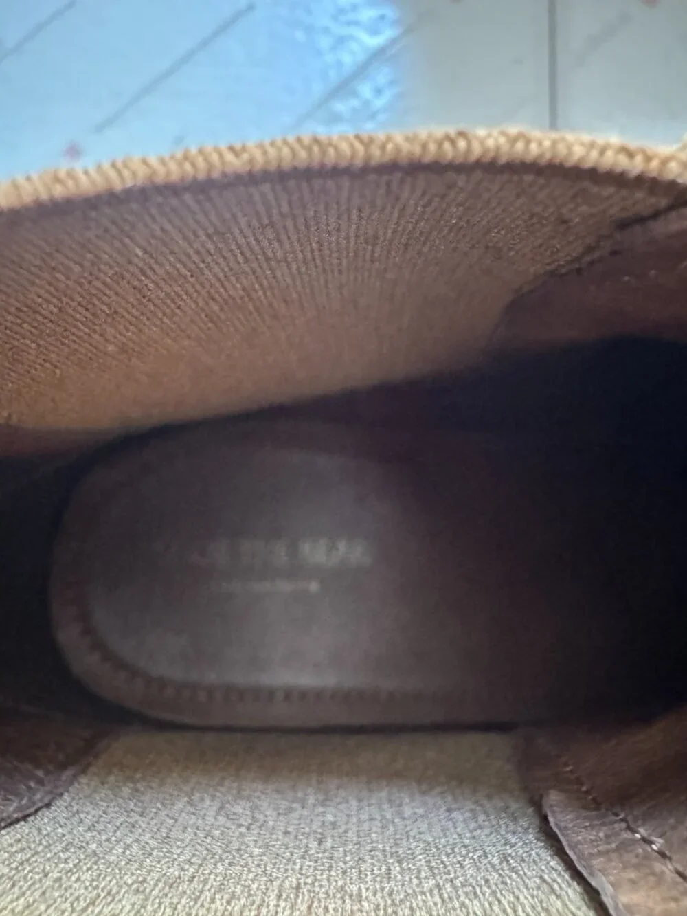 Shoe the Bear tan suede men's Chelsea boots SZ43